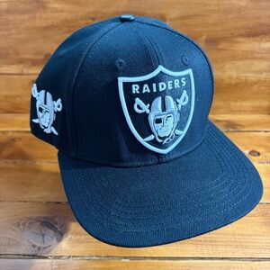 Pro Standard Las Vegas Raiders Hat Mens OSFM Black Snapback Wool Blend Cap